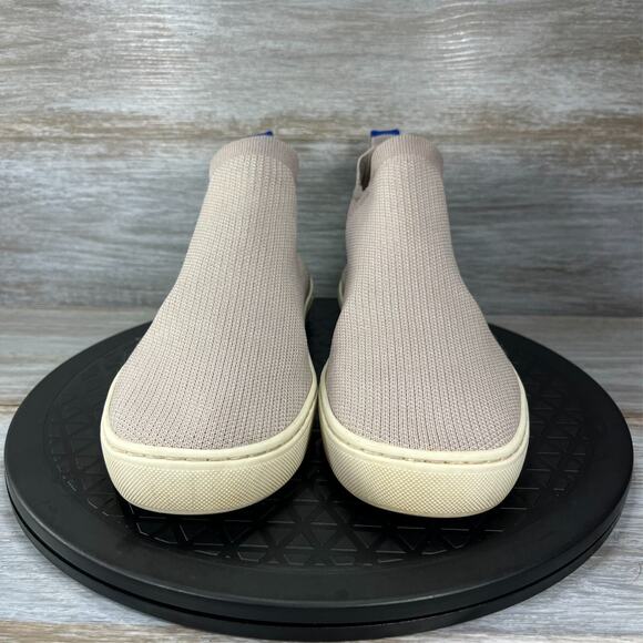 Rothy's Women's Lilac Gray Knit Slip On Chelsea Ankle Boot Size 7.5 - Picture 2 of 9